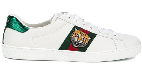 sneakers gucci con tigre|Gucci ace tiger a38g0.